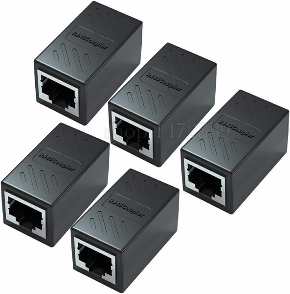Соединитель RJ45, 5 шт., для Ethernet-кабелей Cat7/Cat6/Cat5e/Cat5 ...