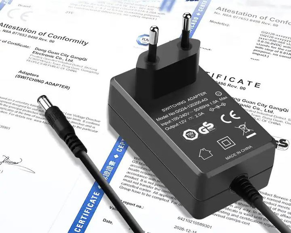 Блок питания 12v 2a (12В 2А) стабилизированный. Штекер 5,5 х 2,1. Для ...