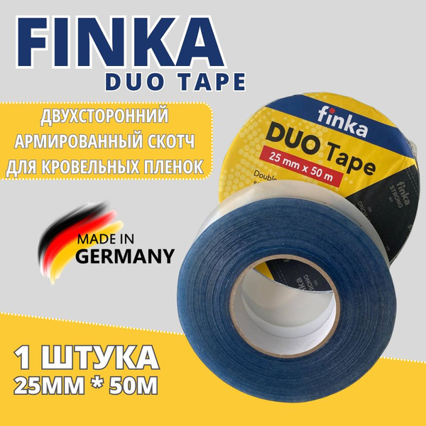 Двусторонний скотч с армированной сеткой для пленок и мембран Finka Duo ...