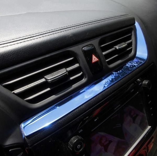 Накладка молдинг на торпеду над магнитолой Киа Рио 3 - Kia Rio 3 2011 ...