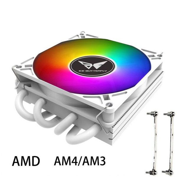 Кулер для процессора AMD XC90 RGB, Белый, AM4 AM3, mini ITX, cpu cooler ...