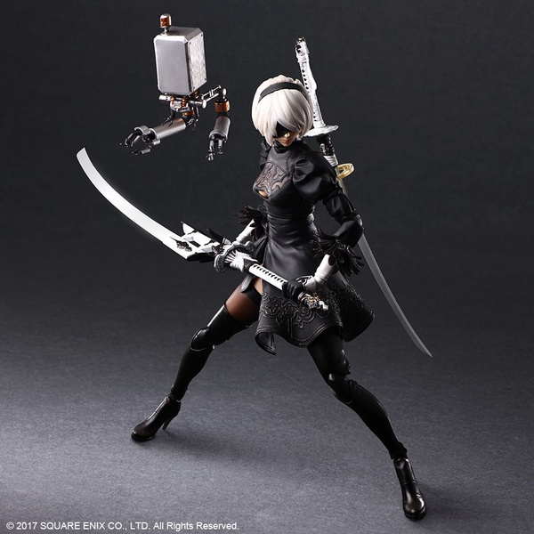 Фигурка Ниер: Автомата / 1/7пропорция NieR: Automata 2B 25см /Сменная ...