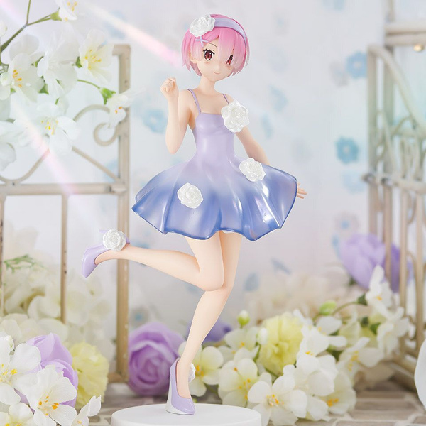 Фигурка Рам - Жизнь с нуля (Re:Zero - Ram Flower Dress Trio-Try-iT) 23 ...
