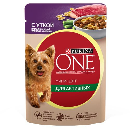 Purina One Dog Мини / Паучи Пурина Уан для собак Мелких пород с Уткой ...