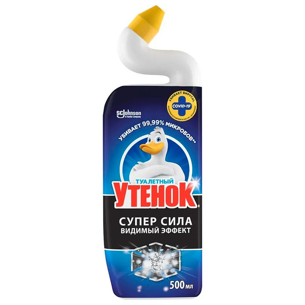Характеристики ТУАЛЕТНЫЙ УТЕНОК Чистящее средство для унитаза Видимый ...