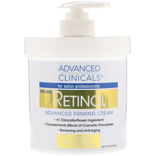Advanced Clinicals, Retinol, Укрепляющий крем с улучшенной формулой с ...