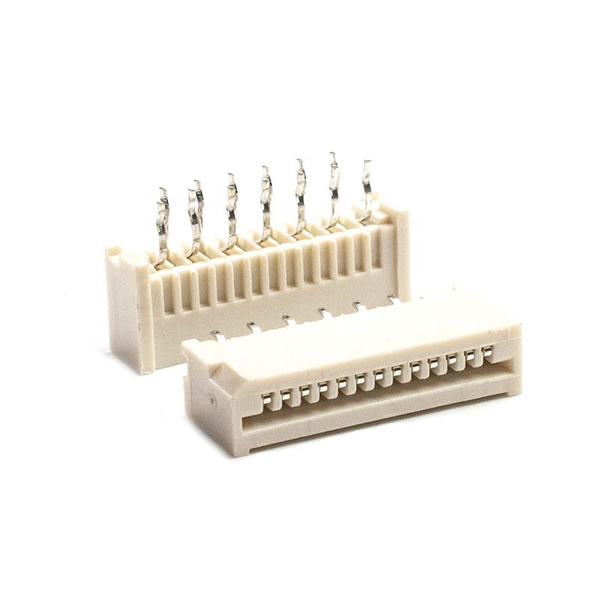 Коннектор для FFC FPC шлейфа 13Pin шаг 1.25mm вертикальная дислокация ...