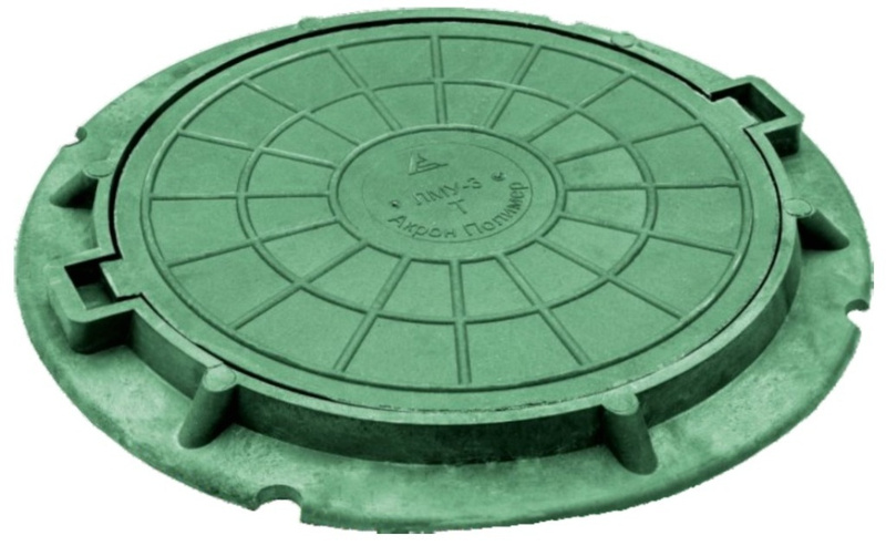 Характеристики Люк для колодца полимерно-песчаный до 3 т нагрузка тип ...