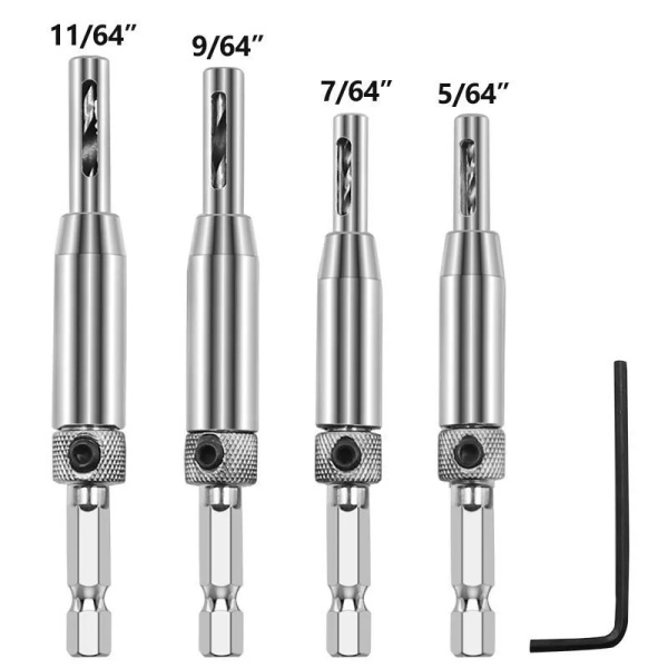 Набор самоцентрирующихся сверл по дереву и пластику ; для мебельных ...