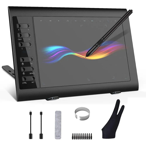 Графический планшет, A6, Android, Mac OS, 8192 уровня, белый купить по ...