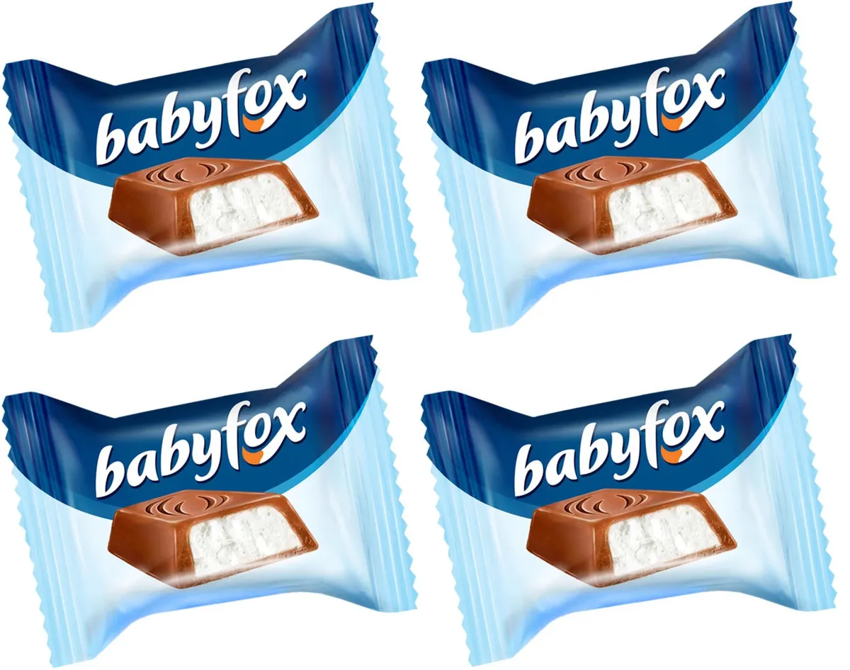 Шоколадные конфеты мини Babyfox c молочной начинкой, 500г #1