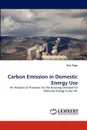 Carbon Emission in Domestic Energy Use - Tom Page