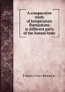 A comparative study of temperature fluctuations in different parts of the human body - Francis Gano Benedict