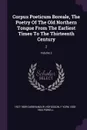 Corpus Poeticum Boreale, The Poetry Of The Old Northern Tongue From The Earliest Times To The Thirteenth Century. 2; Volume 2 - 1827-1889 Guðbrandur Vigfússon, F York 1850-1904 Powell