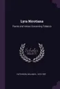 Lyra Nicotiana. Poems and Verses Concerning Tobacco - William G. Hutchison