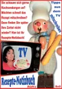 Rezepte-Notizbuch - Kochrezepte zum Selberschreiben oder Mitschreiben aus dem TV - Renate Sültz, Uwe H. Sültz