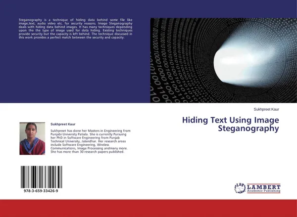 Обложка книги Hiding Text Using Image Steganography, Sukhpreet Kaur