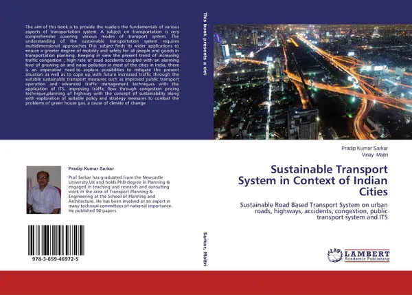 Обложка книги Sustainable Transport System in Context of Indian Cities, Pradip Kumar Sarkar and Vinay Maitri