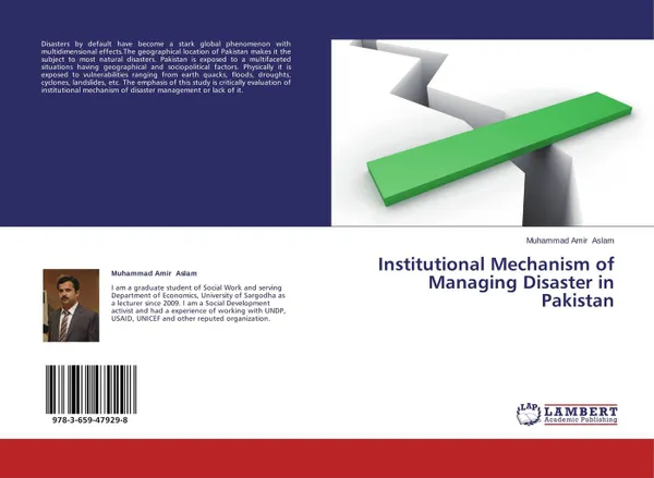 Обложка книги Institutional Mechanism of Managing Disaster in Pakistan, Muhammad Amir Aslam