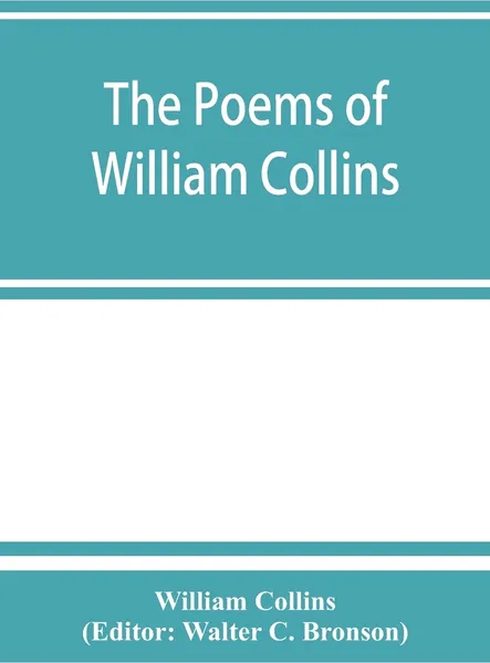 Обложка книги The poems of William Collins, William Collins