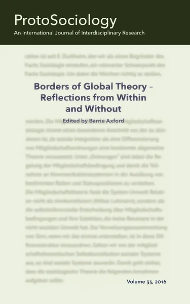 Обложка книги Borders of Global Theory - Reflections from Within and Without, Barrie Axford