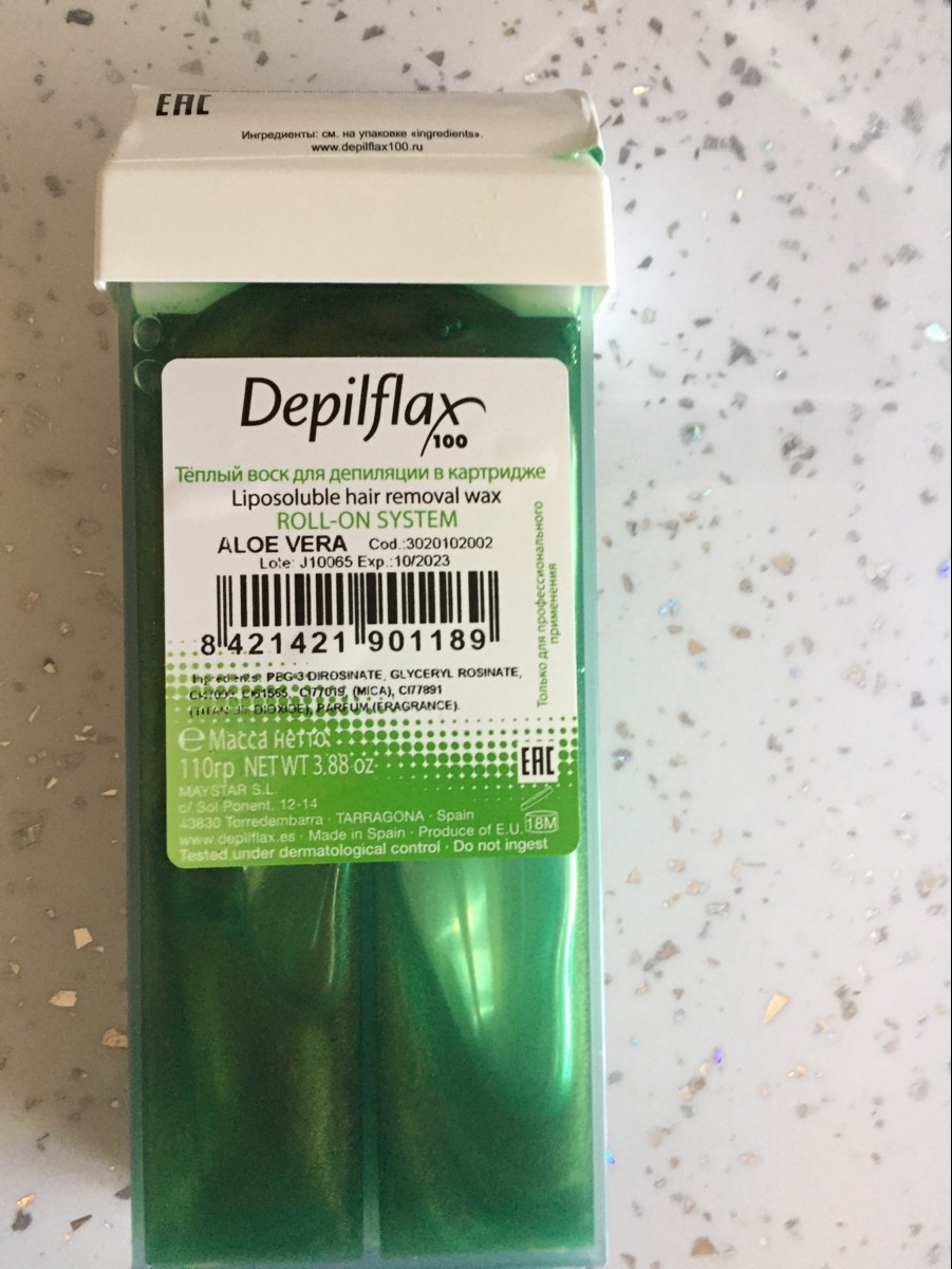 Depilflax полоски для депиляции kristal 100 шт
