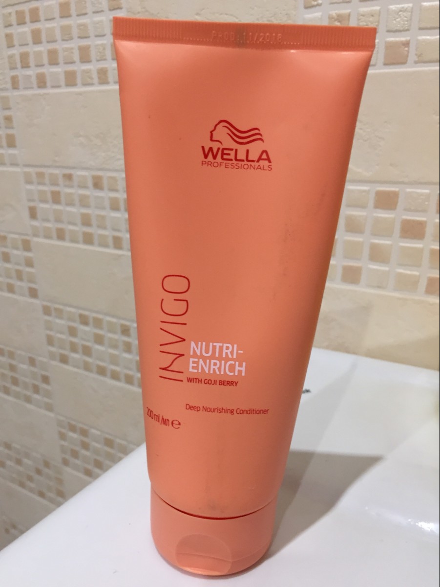 Wella enrich line питательный бальзам для объема нормальных и тонких волос