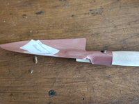 Совок посадочный, удлинённый, деревянная ручка, цвет МИКС #1, Людмила С.