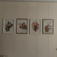 Набор интерьерных постеров 21х30 см, 4 шт "Орхидеи" без рамок / картины для интерьера / постеры цветы #77, Ирина Щ.