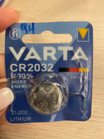 Varta Батарейка CR1620, Литиевый тип, 3 В, 1 шт #29, Анастасия Л.