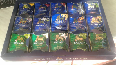 Richard royal tea collection 120. :Чай Ричард Роял ти коллекшн ассорти 120пак. Чай Ричард Роял ти коллекшн ассорти.