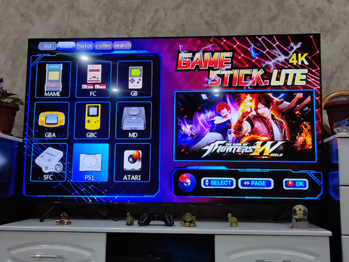 Игровая приставка game Stick Lite. Портативная игровая приставка game Stick Lite Premium 64 GB 10227 игр.