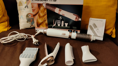 Фен-щетка для волос Rowenta Hot Air Brush - купить по выгодной цене в  интернет-магазине OZON