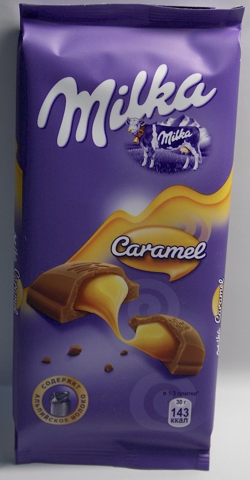 Milka со сгущенкой