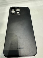 Ультратонкий чехол KzDOO (K-DOO) Air Skin для Apple iPhone 15 Pro Max/ Айфон 15 Про Макс (6.7), чёрный матовый #8, Владимир З.