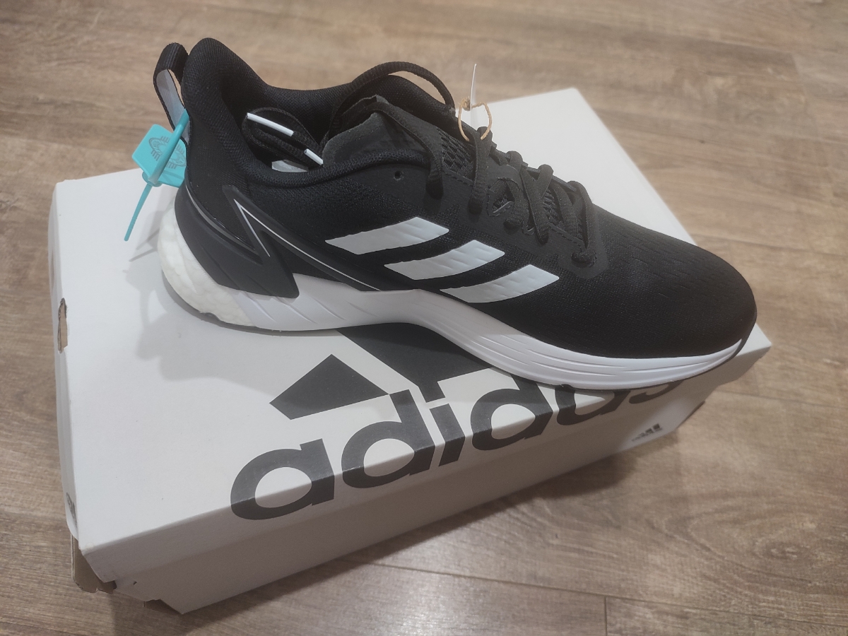 custom review-Adidas Response Super Шокаблоки Устойчивые к истиранию Низкий Топ Повседневные Беговые кроссовки Мужские Черно-белые