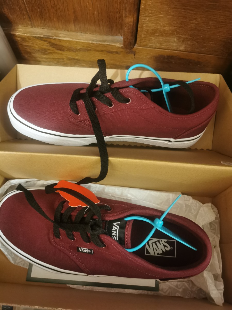 custom review-Vans Atwood Low Топ Детские Скейтбординги Бордовый Подростки