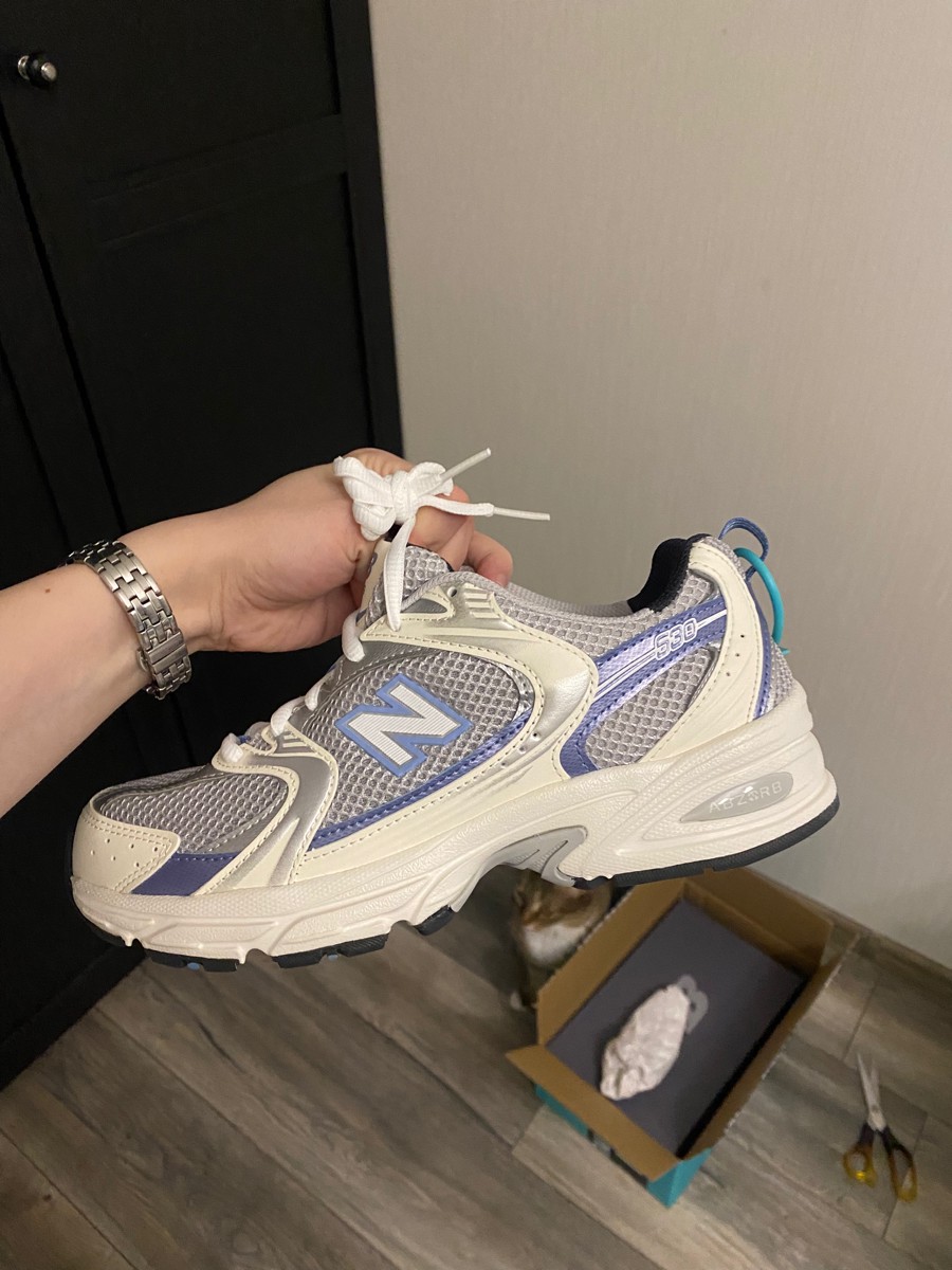 custom review-New Balance NB 530 Амортизация и Дышащий Низкий Топ Повседневные Городские Кроссовки для Коммутации и Беговые Кроссовки Унисекс Стальной Синий