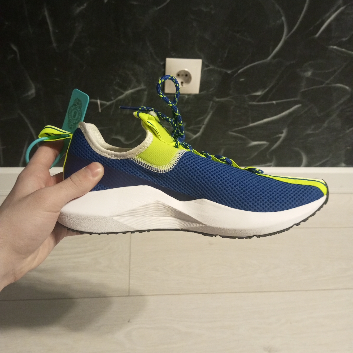 custom review-Reebok совместный бренд Sole Fury Low Беговые кроссовки Топ Унисекс Белый Синий Зеленый