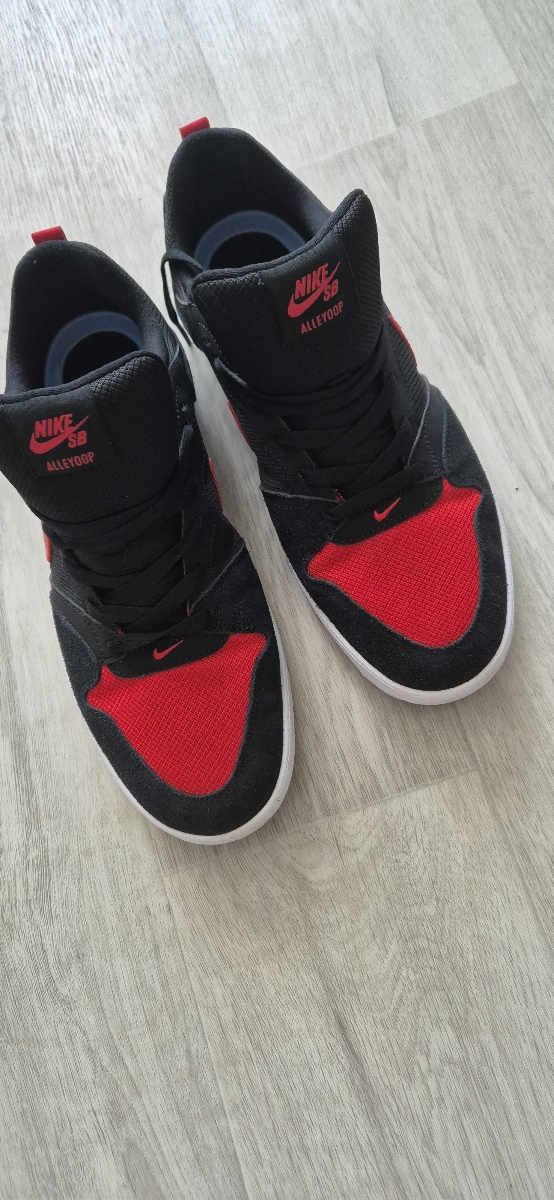 custom review-Nike SB Alleyoop Low Топ Скейтборд Кроссовки Мужские Черные Красные