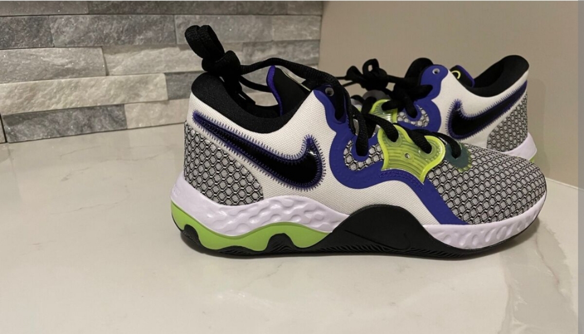 custom review-Nike Renew Elevate 2 Low Топ Баскетбольные кроссовки для игры Мужской Черный Зеленый Фиолетовый