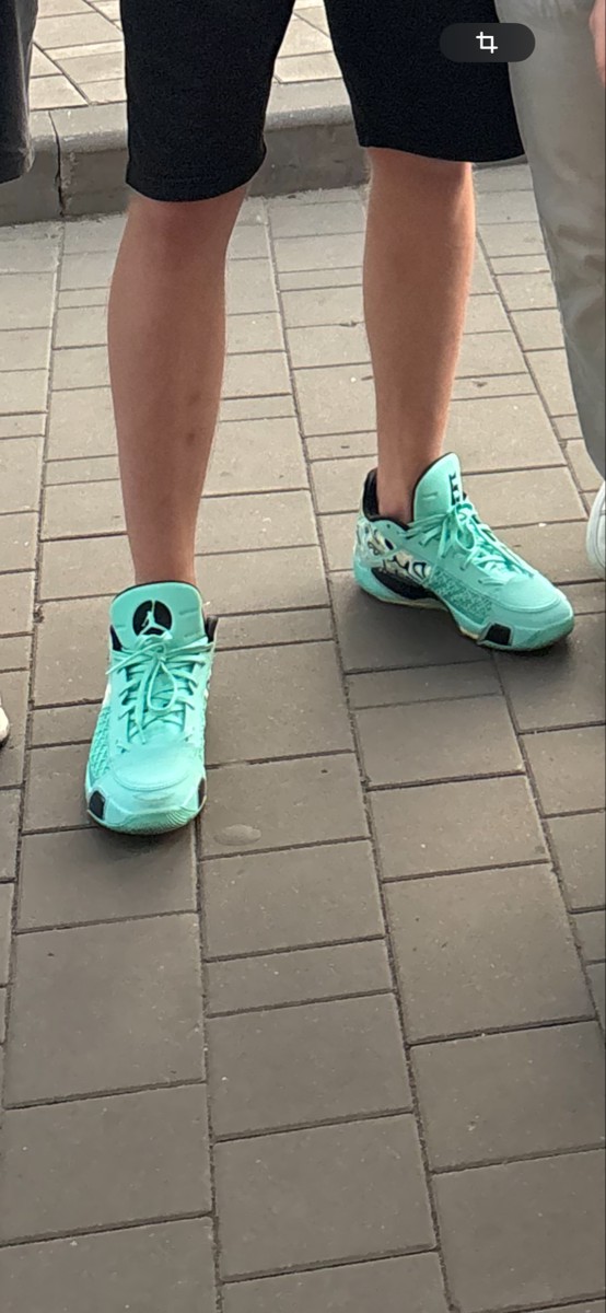 custom review-Jordan Air Джордан 38 Low Guo Ailun Амортизация Износостойкий Низкий Топ Баскетбольные Кроссовки Мужской Зеленый