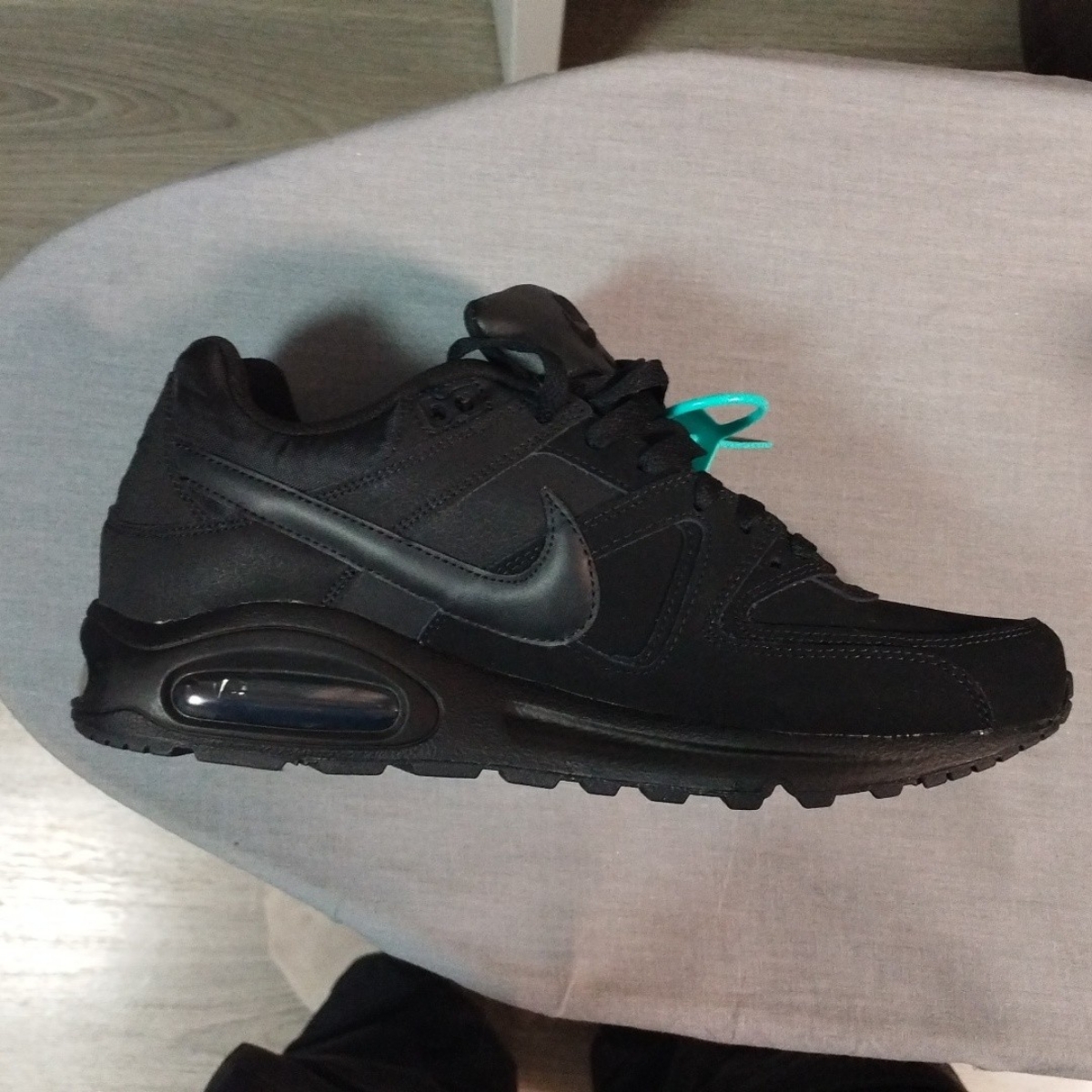 custom review-Nike Air Max Command Low Топ Air Cushion Повседневные Беговые Кроссовки Мужские Черные Warrior