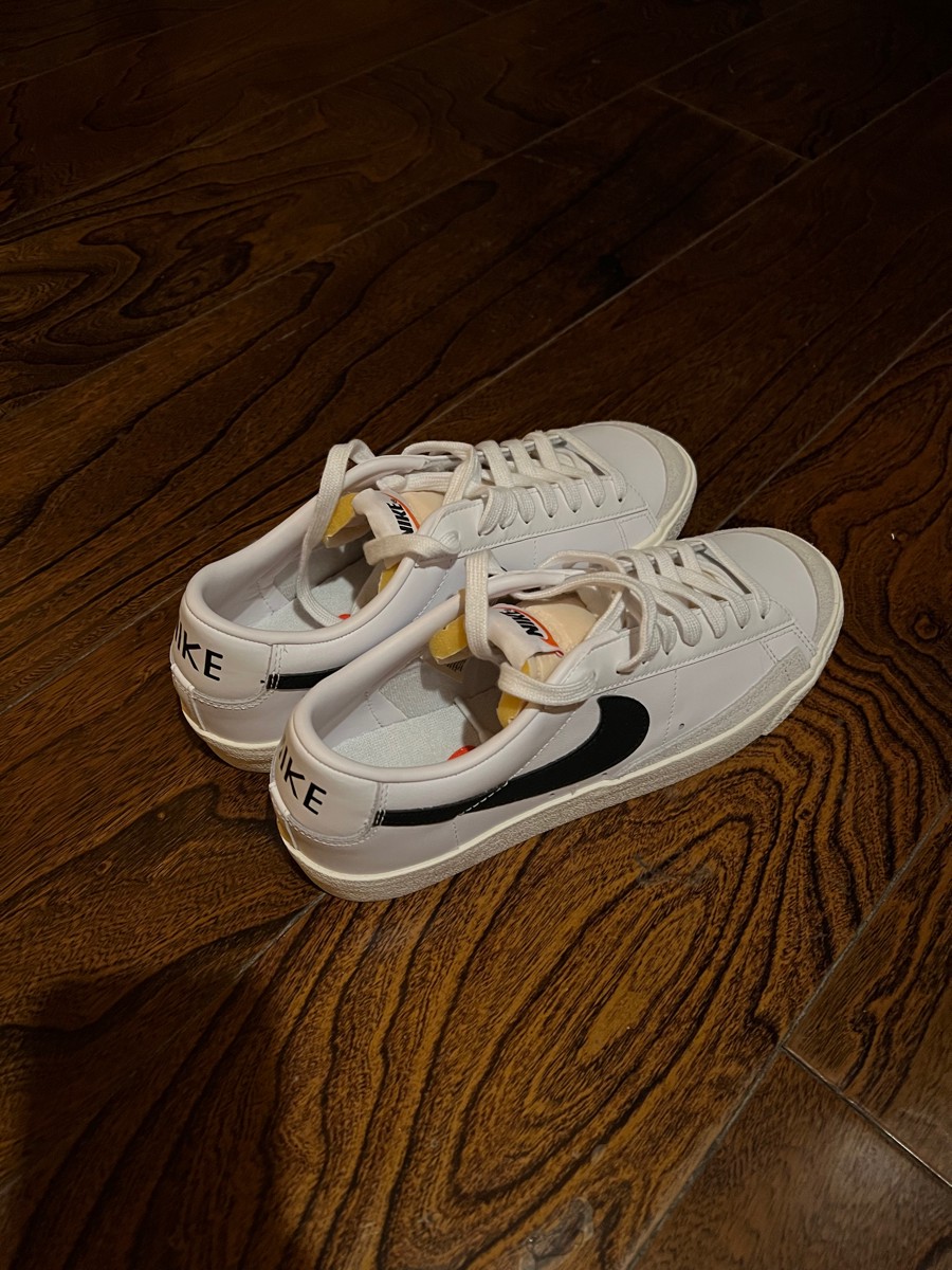 custom review-Nike Blazer Low Топ Скейтборд Кроссовки Унисекс Айвори