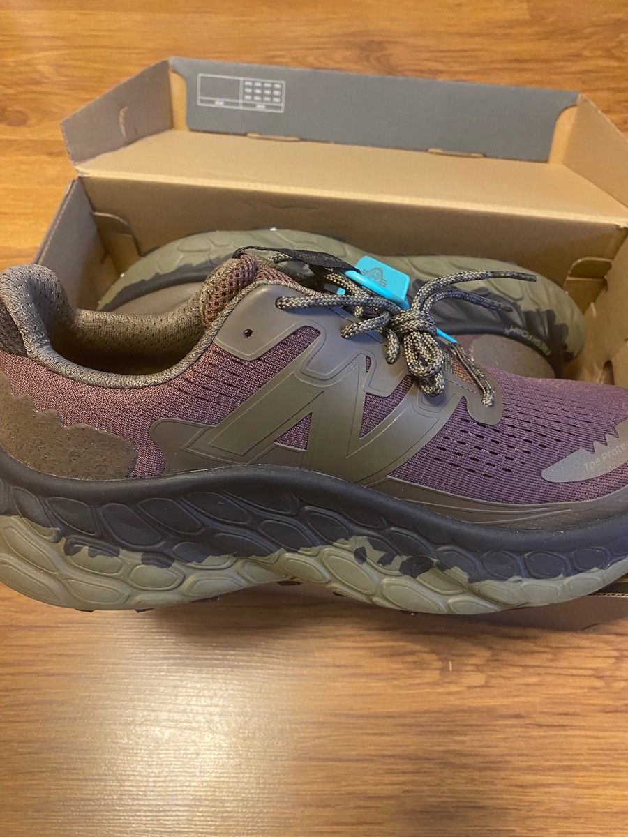 custom review-New Balance NB Свежий Foam X More Trail V3 Дышащие Низкие Кроссовки для Беговых Пути Мужские Коричнево-Зеленые