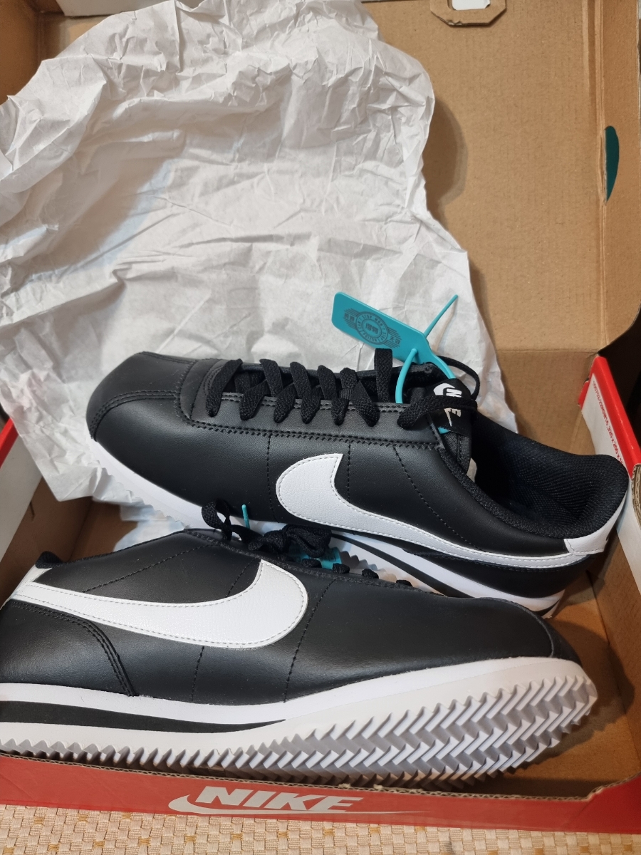 custom review-Nike Cortez Low Топ Casual Мужской Черный Белый
