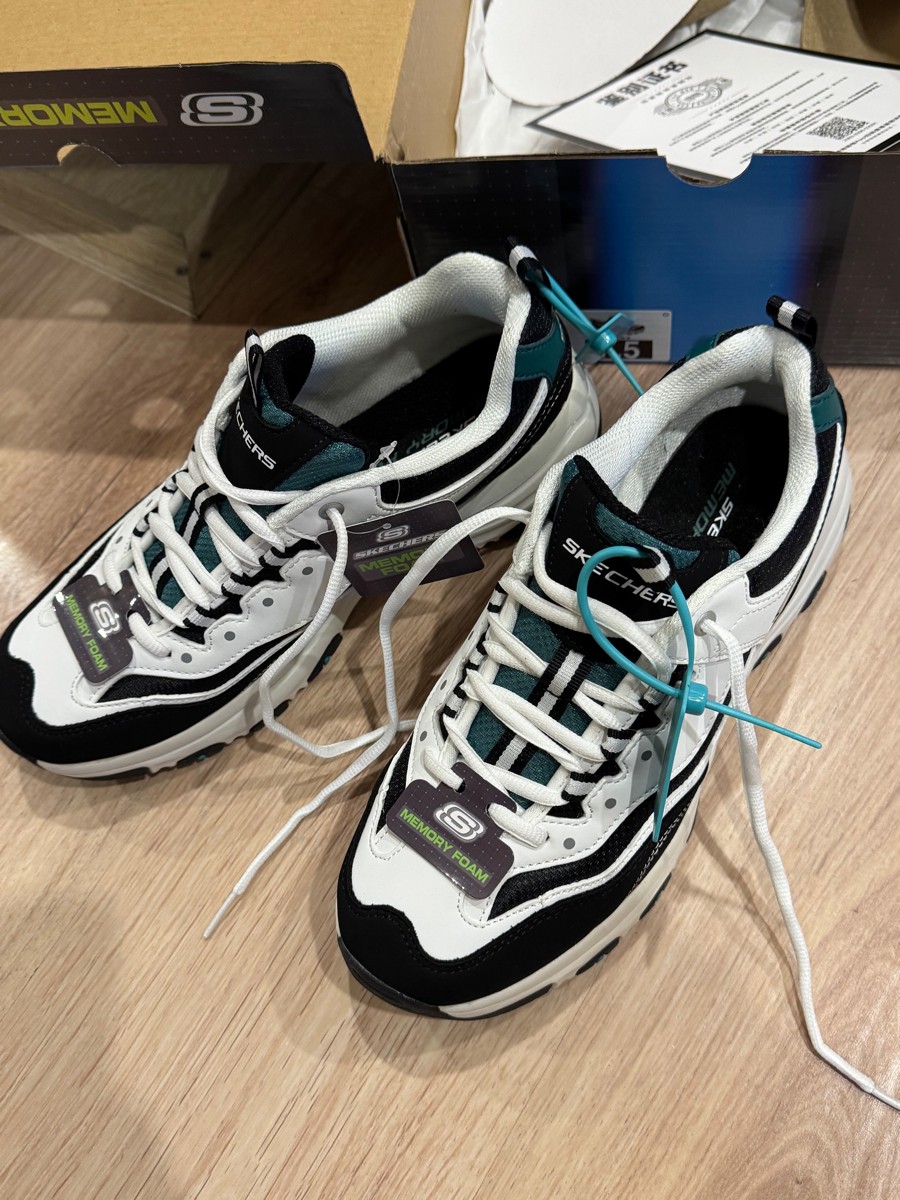 custom review-Skechers I Conik D'Lites Oreo Черный Шоколад Молоко Дышащий Поддержка Низкий Топ Кроссовки Мужские Белый Черный