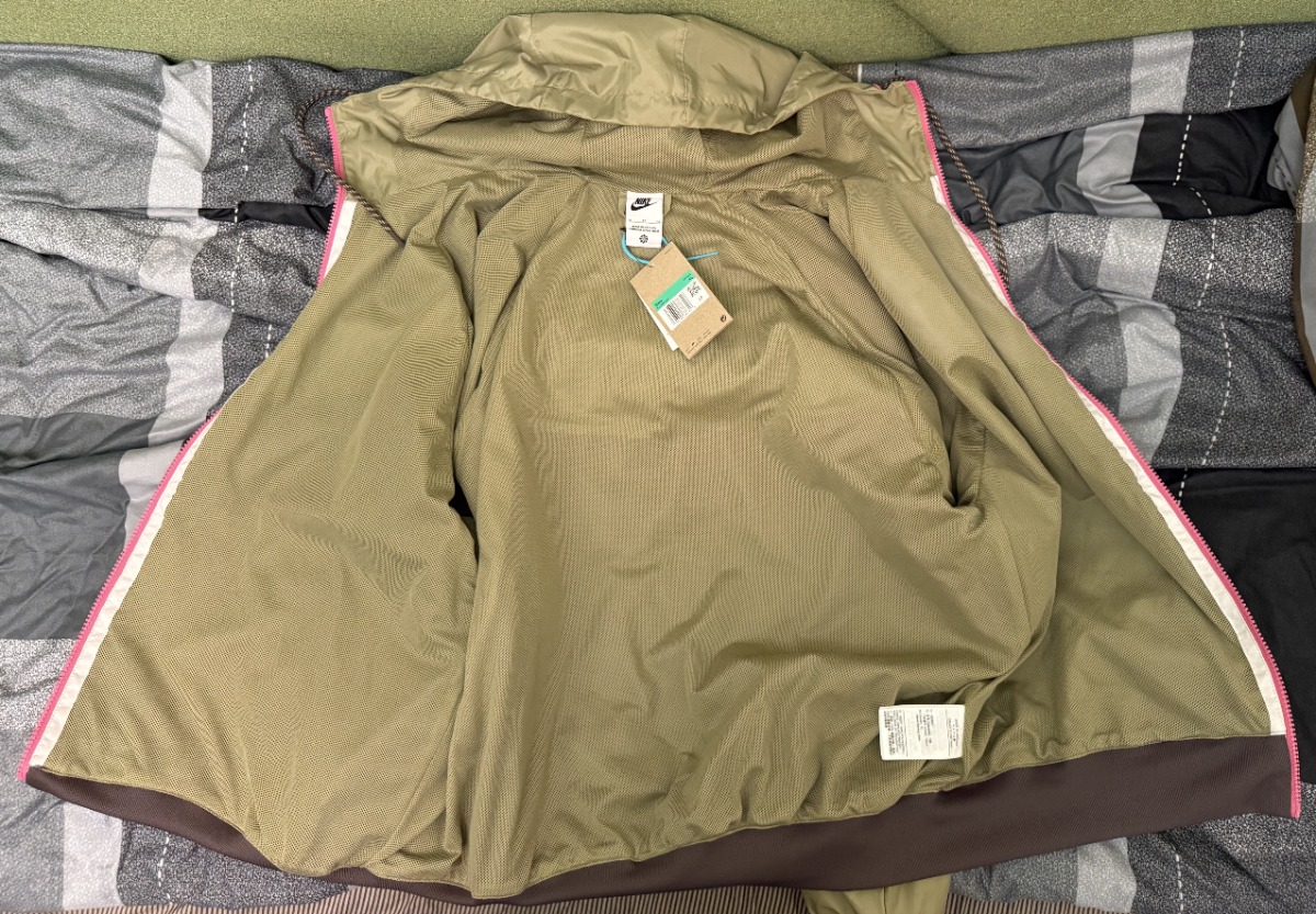 custom review-Nike Серый Коричневый Мужские Куртки
