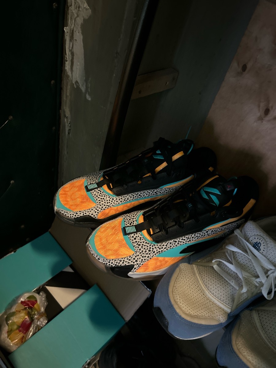 custom review-Джордан Luka 2 Баскетбольные кроссовки MID Топ Черный Желтый Белый Мужской