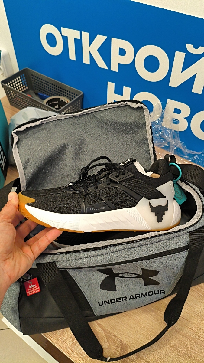 custom review-Under Armour Project Rock 6 Low Топ Тренировочные Кроссовки Мужские Черные